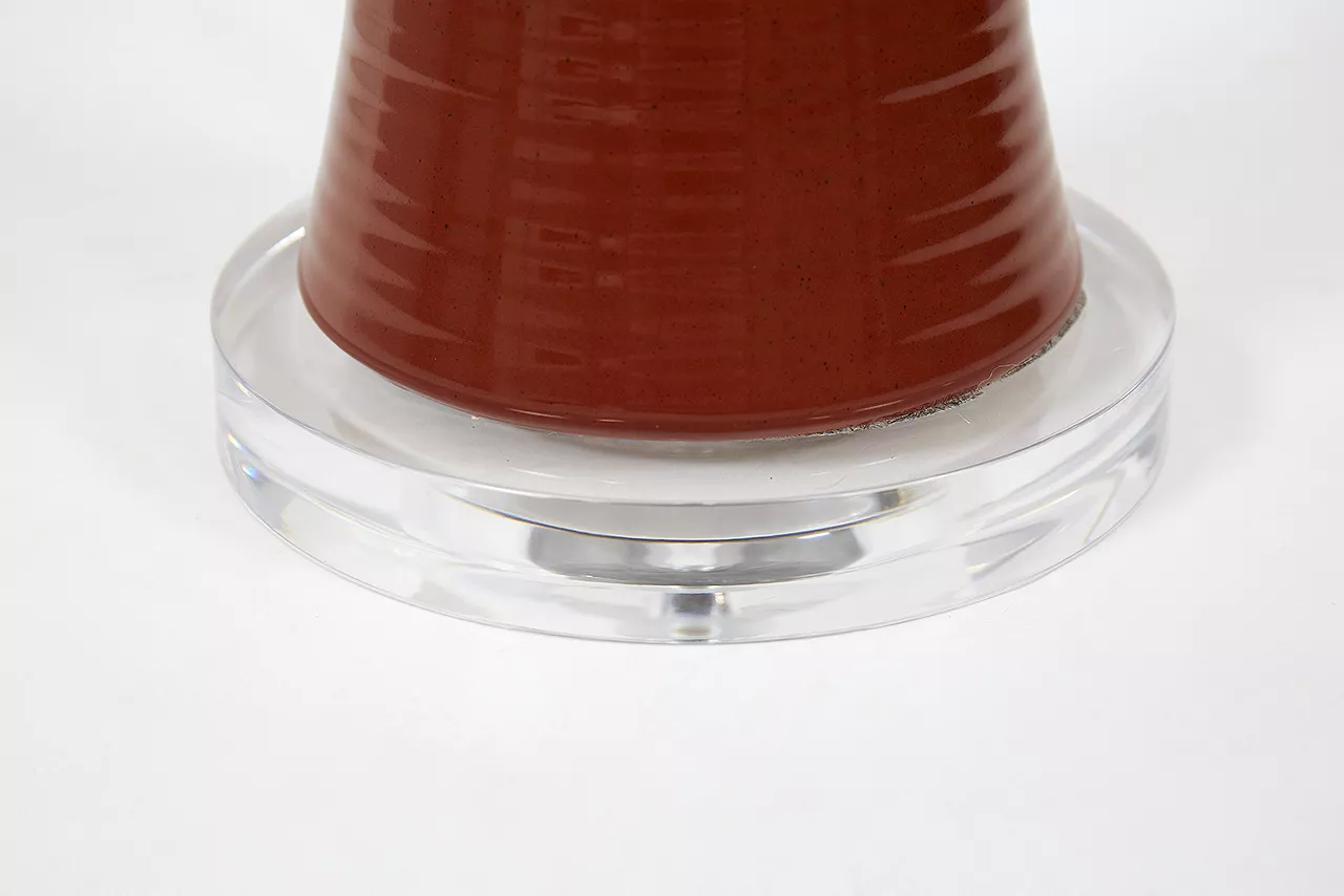 Custom lamp with acrylic base